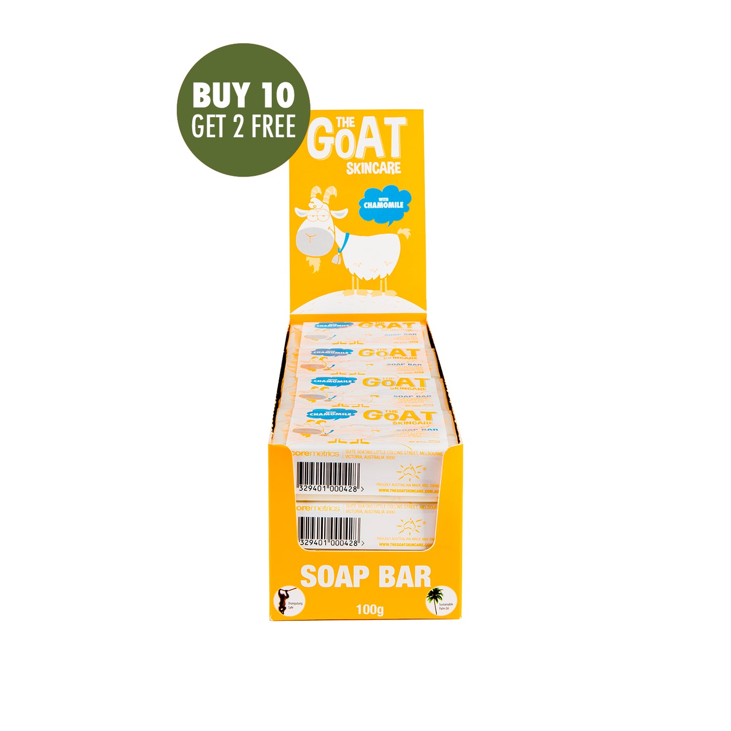The Goat Skincare Soap Bar - Pack of 12 x 100g